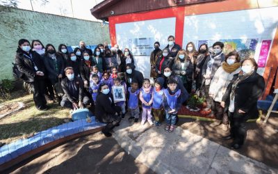 El Jardín Infantil San Miguel de la Corporación Municipal de Atención de Menores de Puente Alto fue rebautizado como Jardín Infantil Rosa Valdés Ramírez